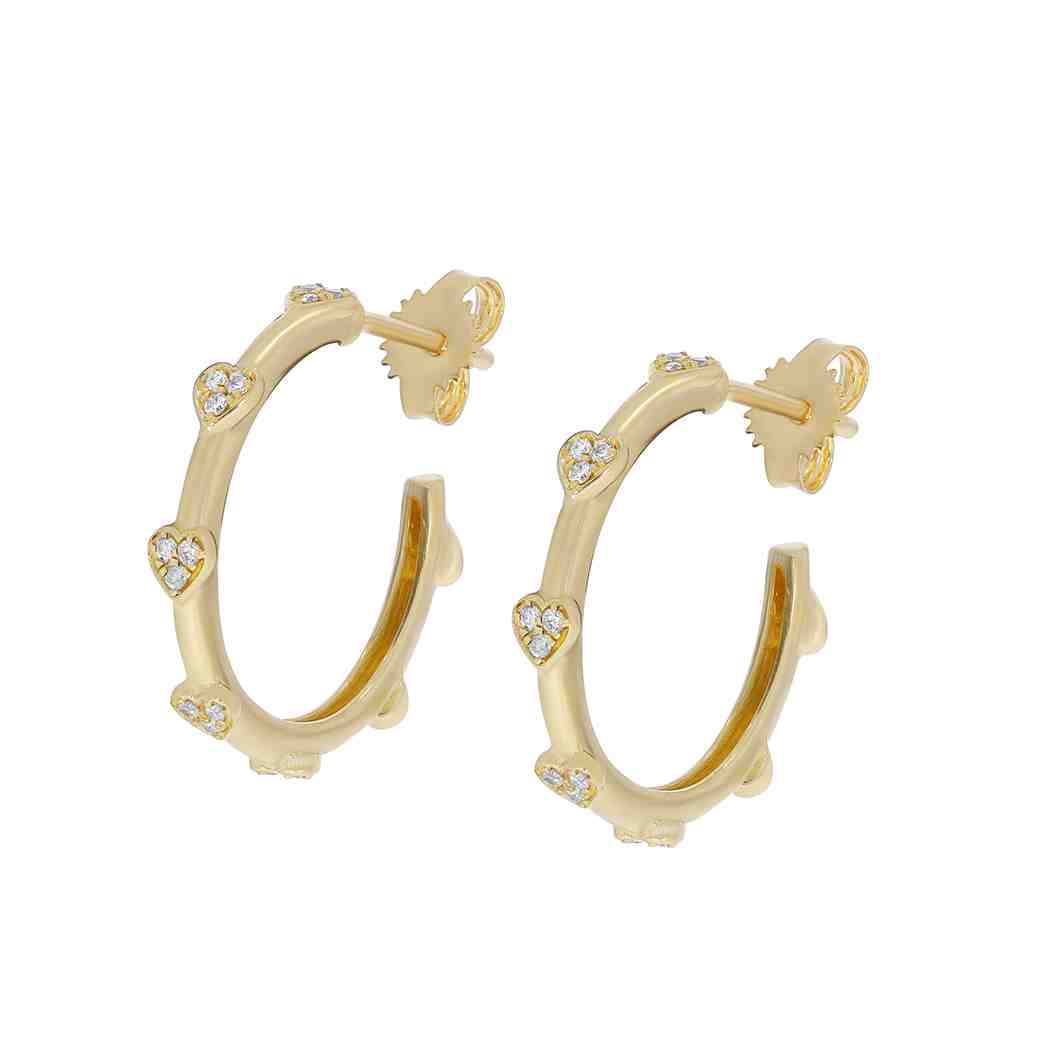 Sterling Earrings Cuff Channel ER21665A